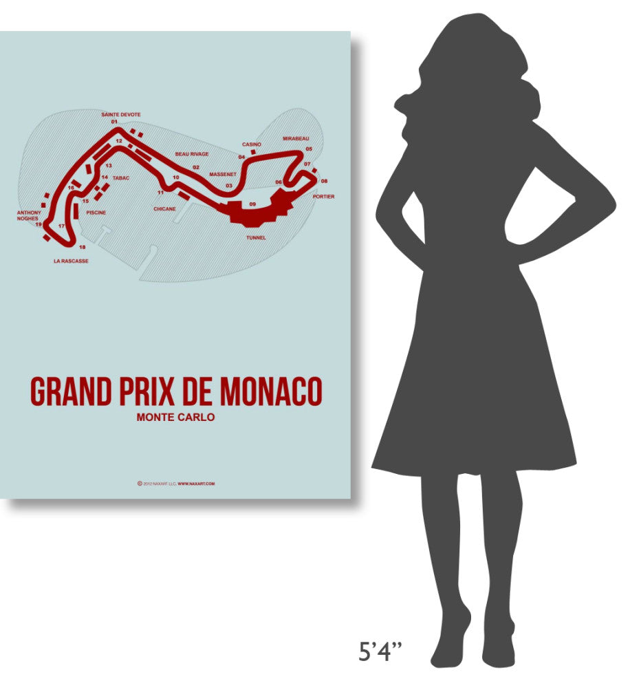 "Monaco Grand Prix 3" Fine Art Print