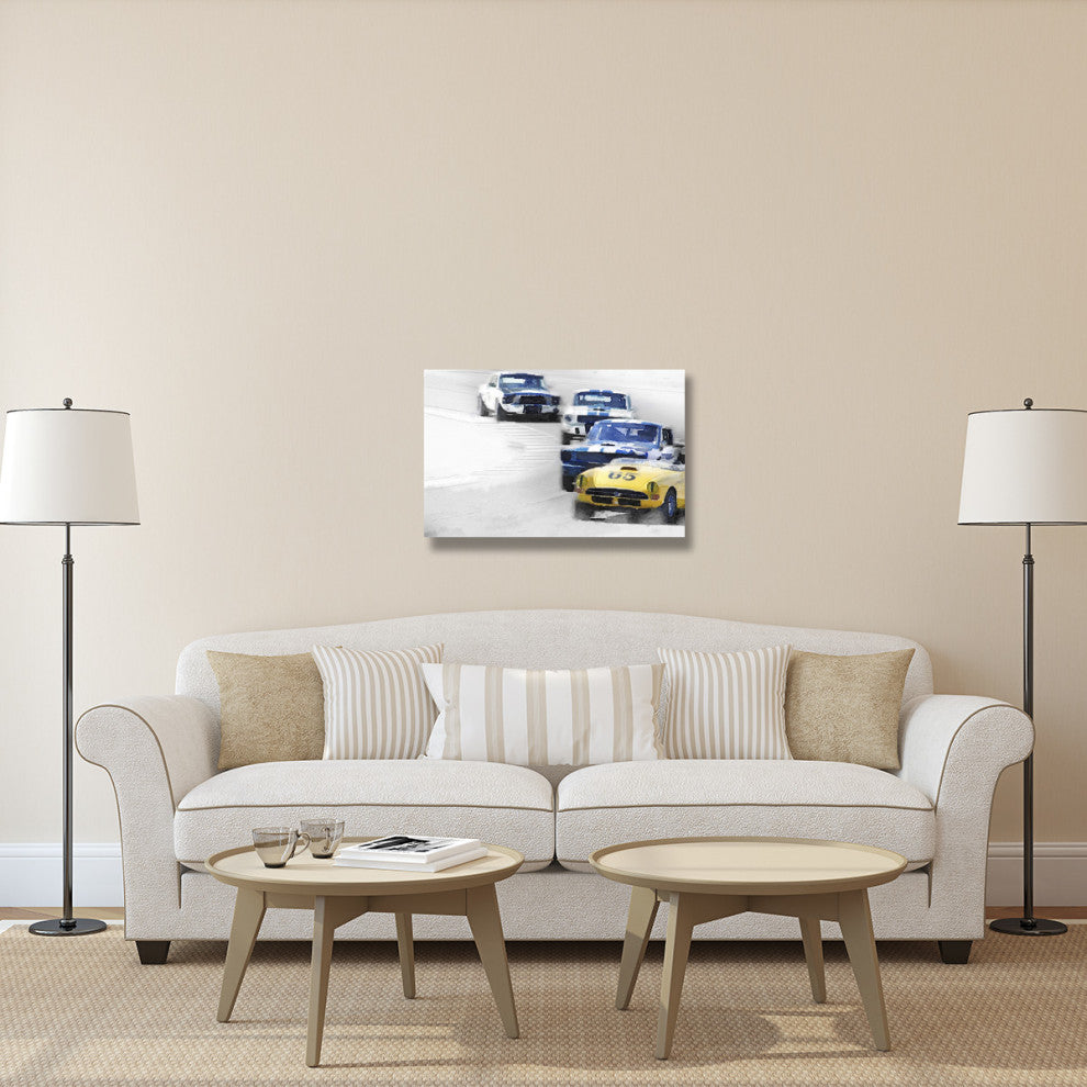 "Monterey Racing Watercolor" Fine Art Print