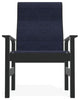 Leeward Sling Outdoor Armchair, Collect Indigo/Graphite