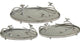 Uttermost 4.75H in. Birds On A Limb Tray Set of 3