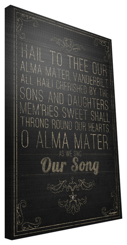 VAN Commodores Song Canvas Print, 16"x24"