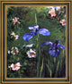 John La Farge Wild Roses and Irises Framed Premium Canvas Print, 16"x20"