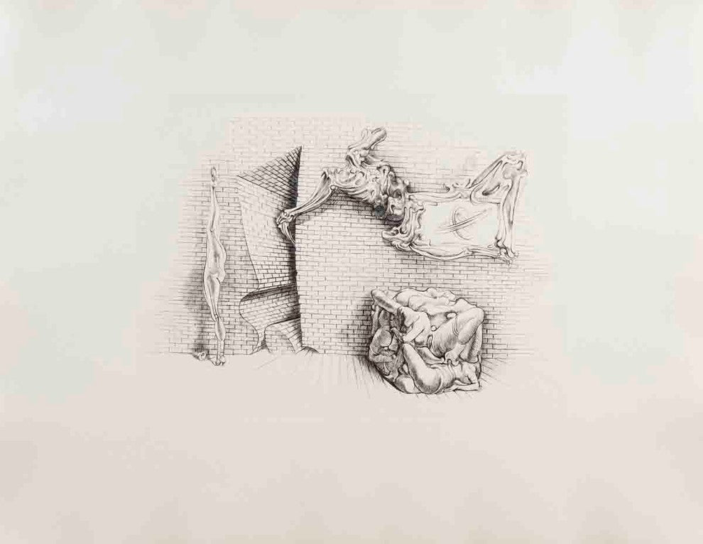 Hans Bellmer, Soutterain Baroque #13, 1970