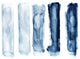 Blue Watercolor Brush Strokes XL Giant Wall Decals
