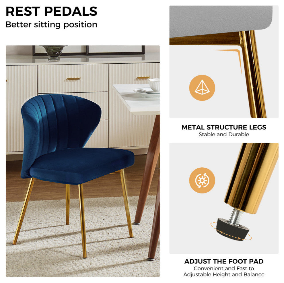 Milia Dining Chair, Navy