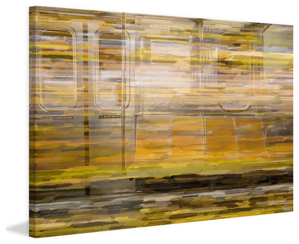 "Do Not Hold Doors" Print on Canvas, 60"x40"