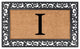 Classic Monogrammed Rubber Welcome Mat, I