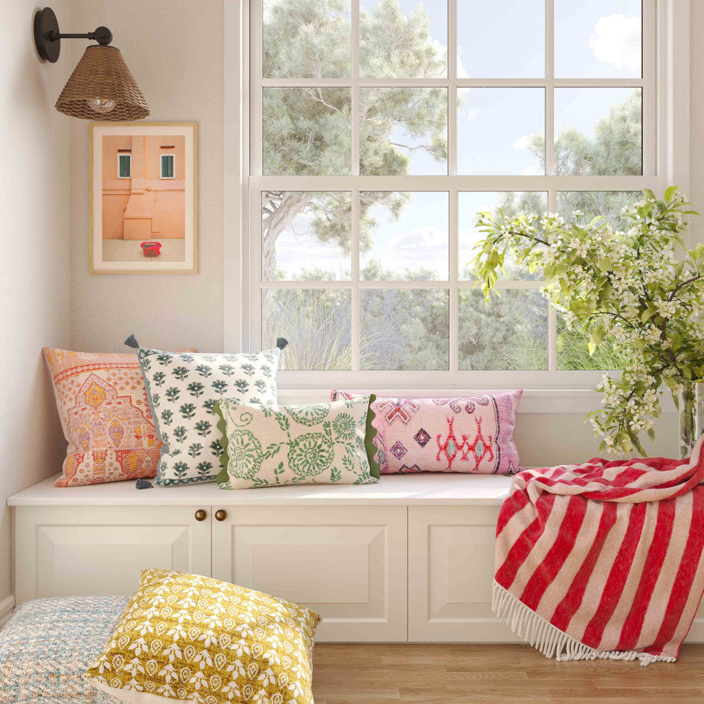 Persia Pink  Pillow, Square