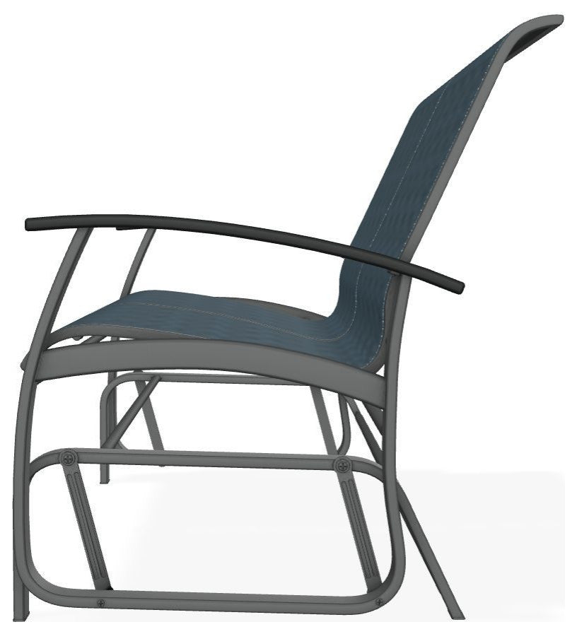 Belle Isle Sling 2-Seat Glider, Nimbus Ocean/Graphite