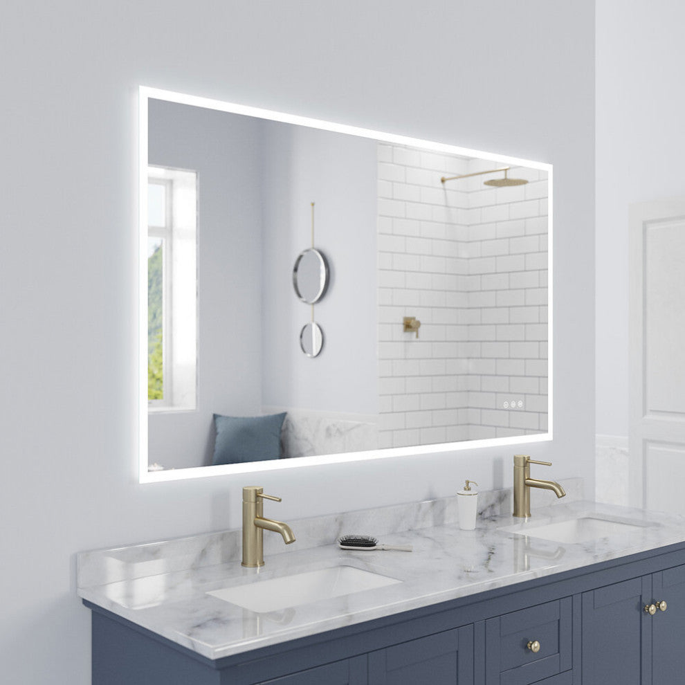 Arpella Lucent 60 in. x 36 in. Wall Mounted LED Vanity Mirror