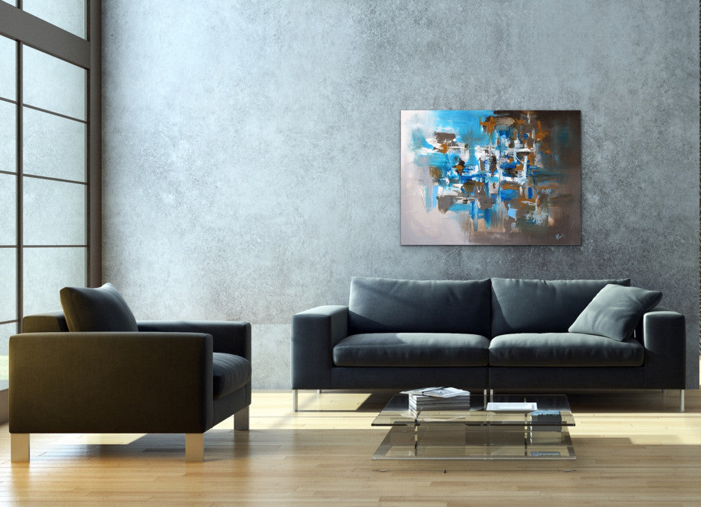 40"x 30" Skyland  Original Large Modern Painting