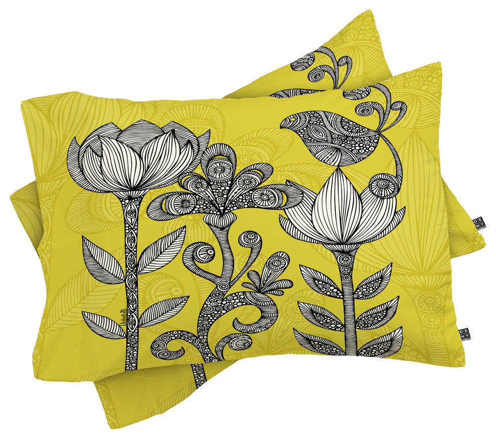 Deny Designs Valentina Ramos Green Garden Pillow Shams, King