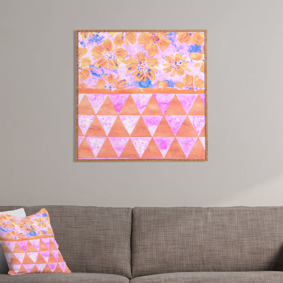 Deny Designs Dash And Ash Flora Fiesta 1 Framed Wall Art