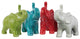 Ceramic Figurines, Gloss, 4-Piece Set