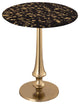 Gold Goathide Side Table