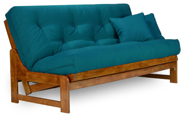Arden Futon Frame Only, Solid Hardwood, Full