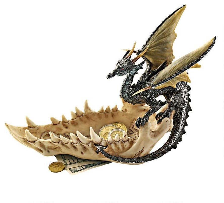 Dragon Offering Tray Statue