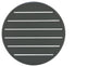 Slat 23.5" Round Top, Bronze