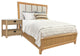Parker House Escape Bedroom Queen 5/0 Panel Bed and Nightstand