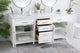 72" Double Bathroom Vanity, White