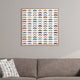 Deny Designs Bianca Green Mustache Mania Framed Wall Art