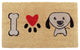 I Love Puppy Mat