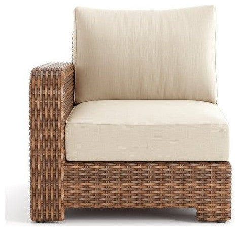 Nico Right Arm End, Natural Teak