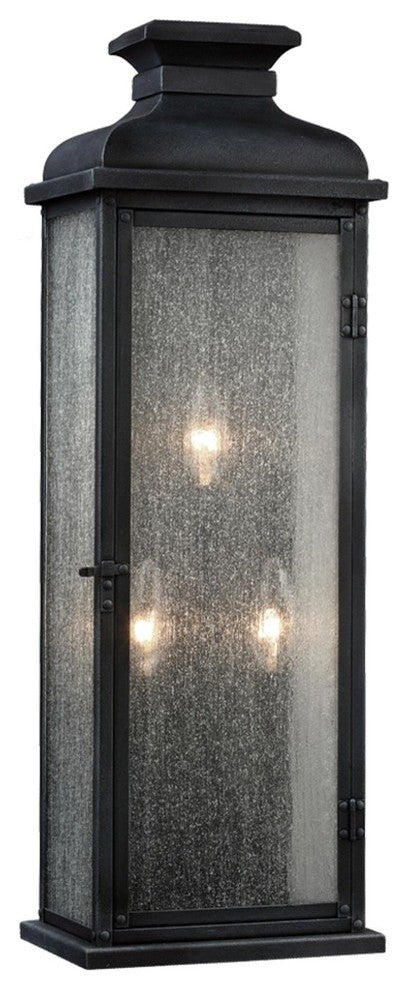 Murray Feiss Pediment Three Light Outdoor Wall Sconce OL11104DWZ