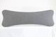 Modern Upholstered Bench from Spiral Cone Legs, Grey Tweed, 59-Inch