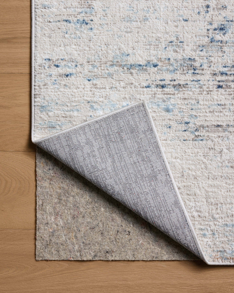 Loloi Townes Ivory / Sky 2'-7" x 7'-6" Runner Rug