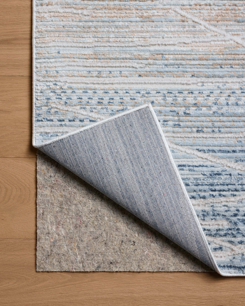Loloi Townes Natural / Sky 2'-3" x 3'-9" Accent Rug