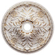 Artistry Lighting, Round 33" Antiuqe White and Gold Ceiling Medallion (ARP13-F1)