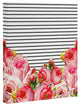 Deny Designs Allyson Johnson Bold Floral And Stripes Art Canvas