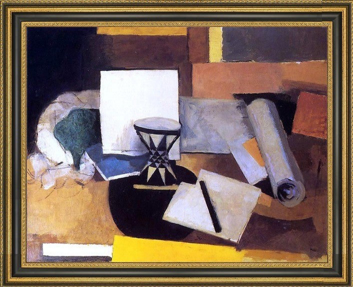 Roger De la Fresnaye Le Diabolo - 18" x 24" Framed Premium Canvas Print