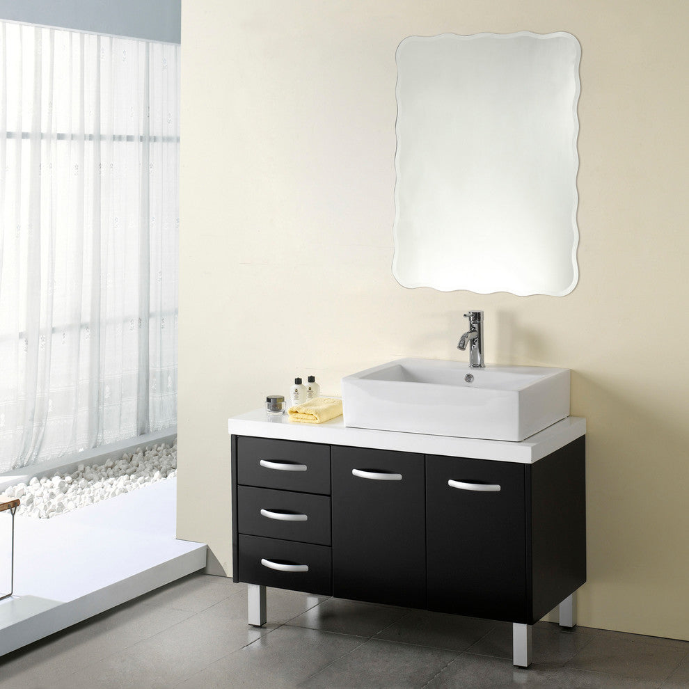 Rangley Large Frameless Wall Mirror 24"x32"