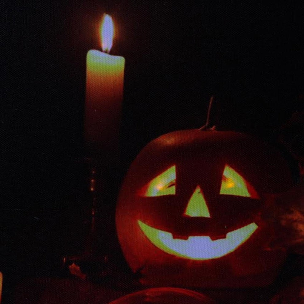 LED Lighted Halloween Jack-O-Lanterns Fall Harvest Canvas Wall Art