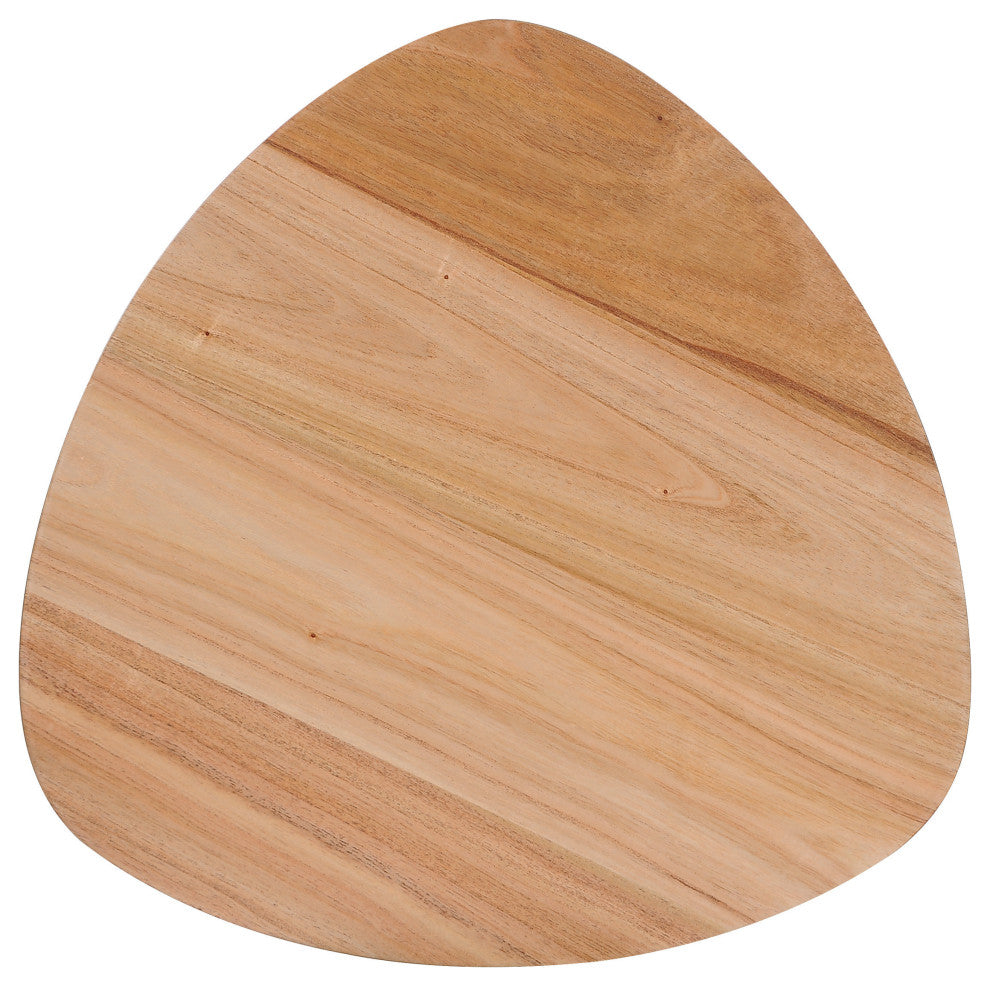 GDF Studio Finnian Modernistic Designed Wood Finish End Table, Natural