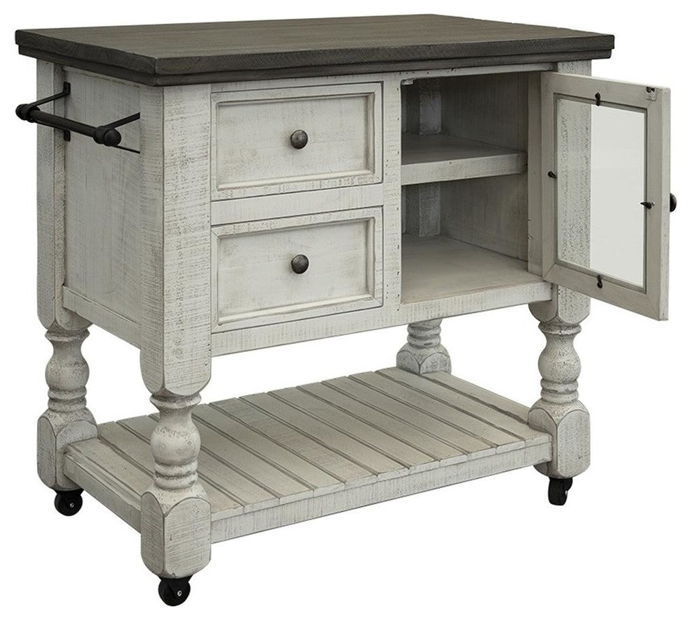 Stonegate Solid Wood Kitchen Island, 39"