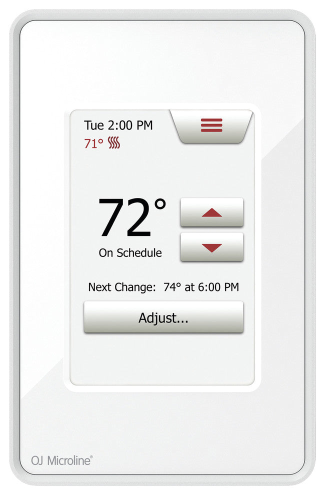 Electric Floor Warming Mat System With Touch Screen GFCI Thermostat, 140 Sq Ft