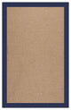 Zoe-Raffia Machine Tufted Rectangle Rug, Navy, 3'x5'