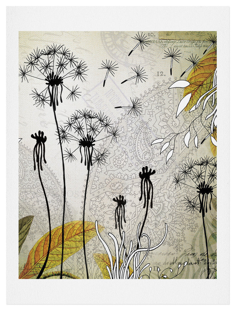 Deny Designs Iveta Abolina Little Dandelion Art Print