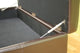 Gallo Dark Brown Leather Storage Ottoman