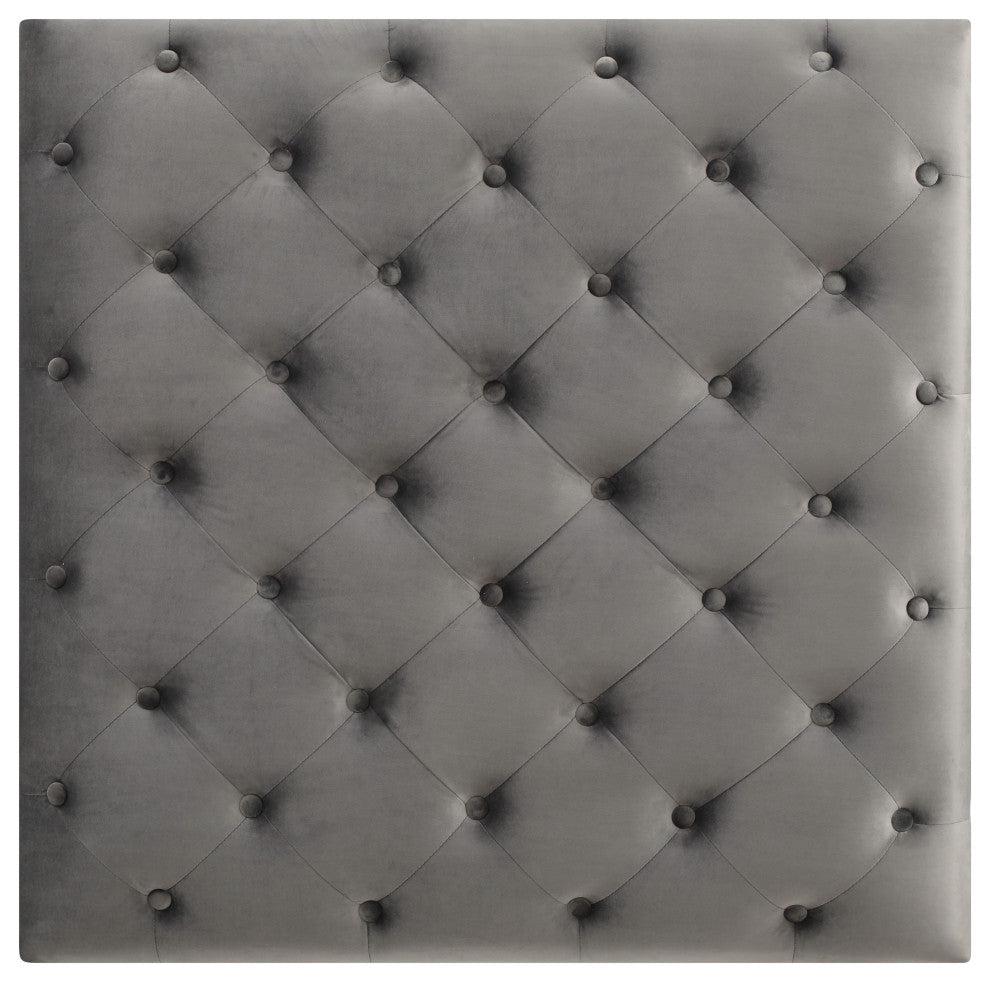 Nola Ottoman, Dark Gray