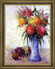 Lucie Cousturier Flowers and Fruit Framed Premium Canvas Print, 21"x28"