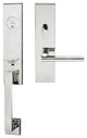 Sunrise Lever, Mortise Entry Handleset, Right Hand, Polished Stainless Steel