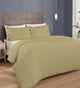 Organic Cotton Solid Wrinkle Resistant Duvet Set, Sand, King