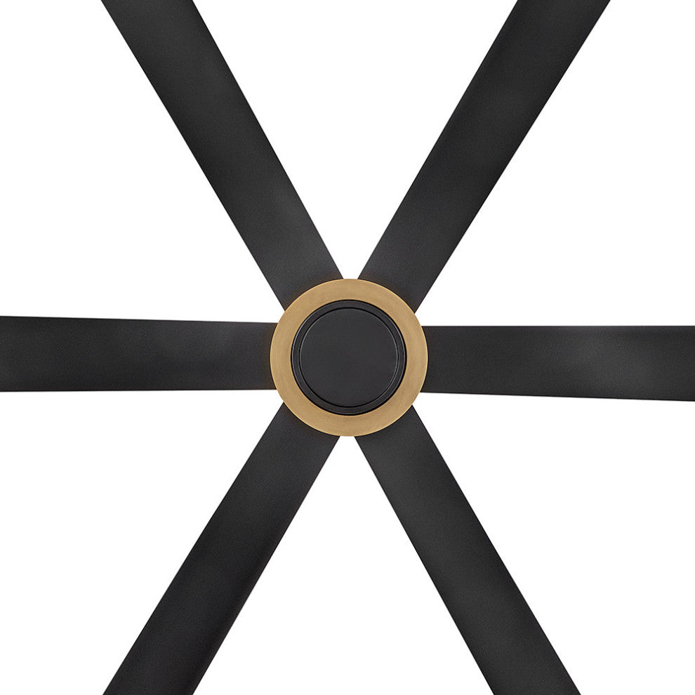 Hinkley Andros 64" Led Smart Fan, Matte Black