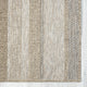 Paolo Modern Striped Brown Indoor Outdoor Area Rug, 5' x 7'