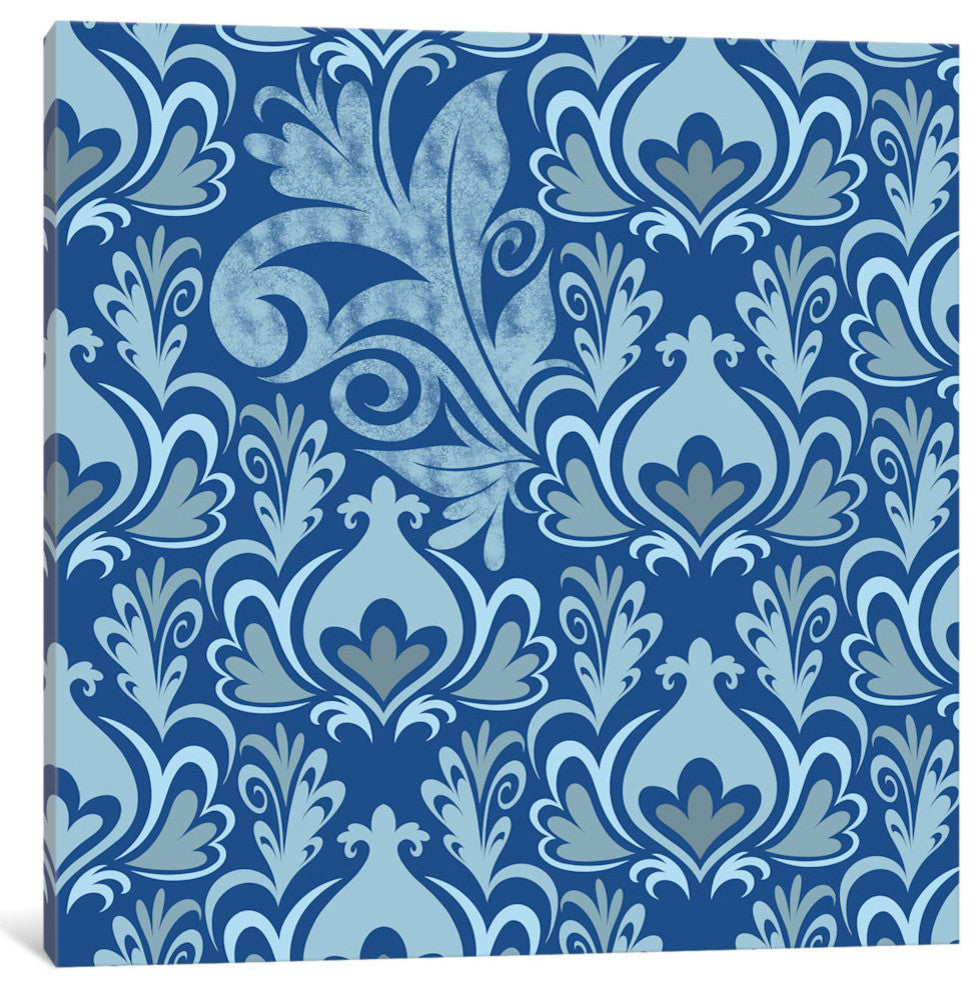 "Incoherent Fragment in Blue & Light Blue" by 5by5collective, 18x18x1.5