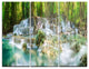 "Level 6 of Huaimaekamin Waterfall" Metal Wall Art, 3 Panels, 36"x28"